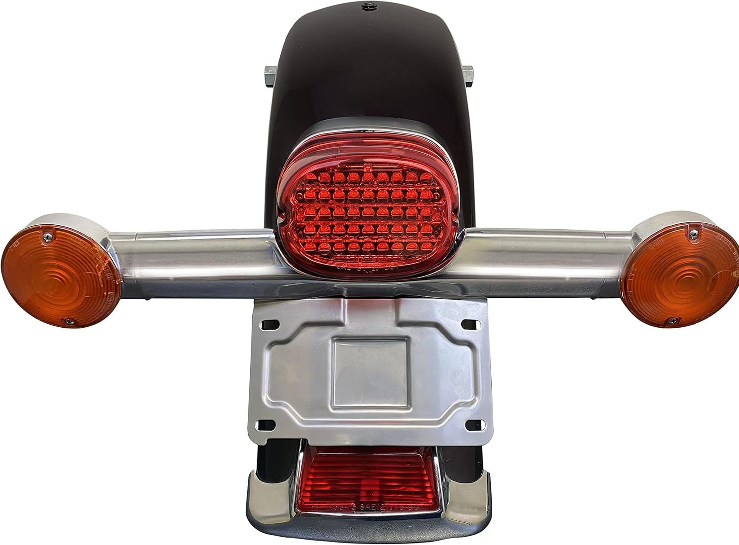 Custom Dynamics License Plate Relocation Mount for Harley-Davidson Turn Signal Bar