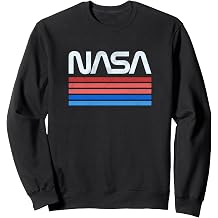 60s 70s Vintage Retro NASA Worm Logo Vintage NASA gift idea Sweatshirt