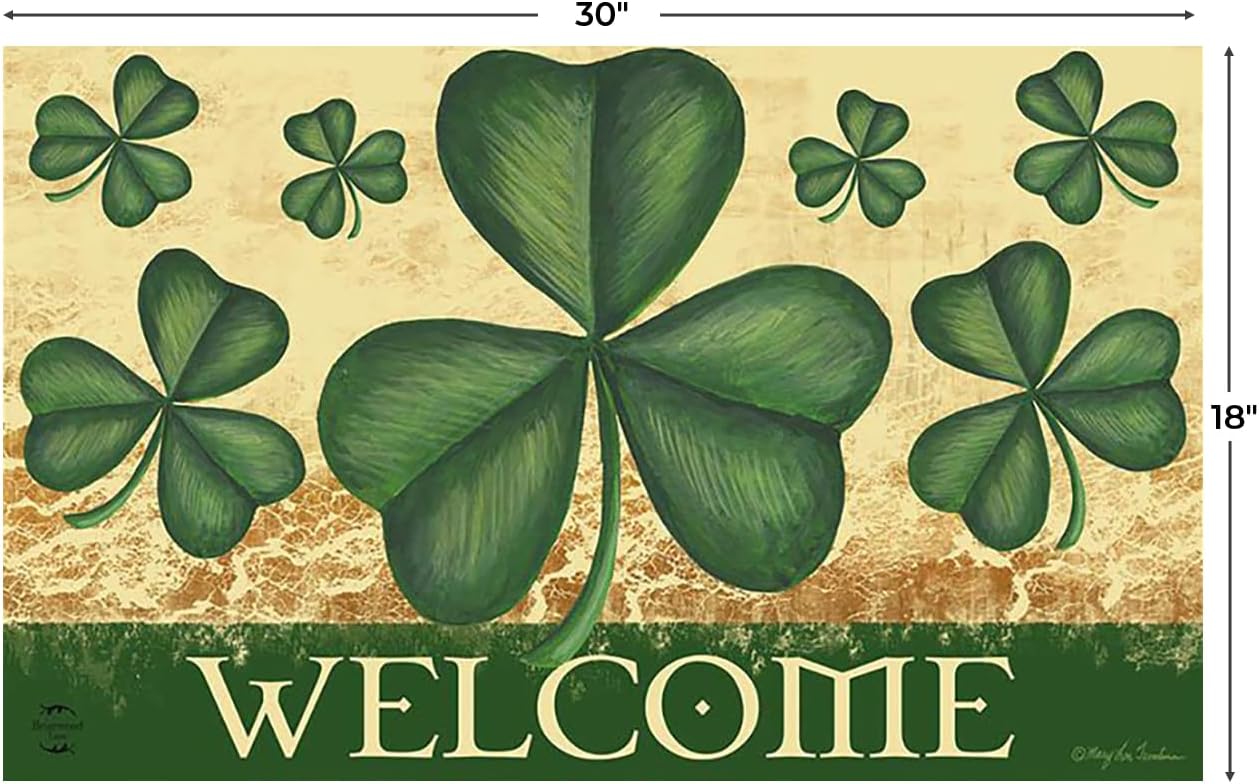 Briarwood Lane Shamrock Welcome St. Patrick's Day Doormat