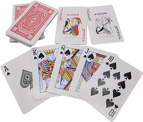 Miniatura 4 de Zugar Land 6 barajas económicas 3 barajas rojas y azules 3 barajas 238 pulgadas x 338 pulgadas 2165in x 3386in con revestimiento de plástico Ideal