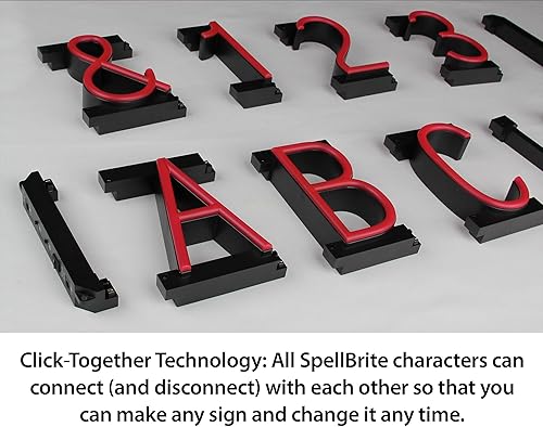 Miniatura 3 de Letra LED E construye letreros personalizados con apariencia de letrero de neón. Cambia tu letrero en cualquier momento con letras intercambiables