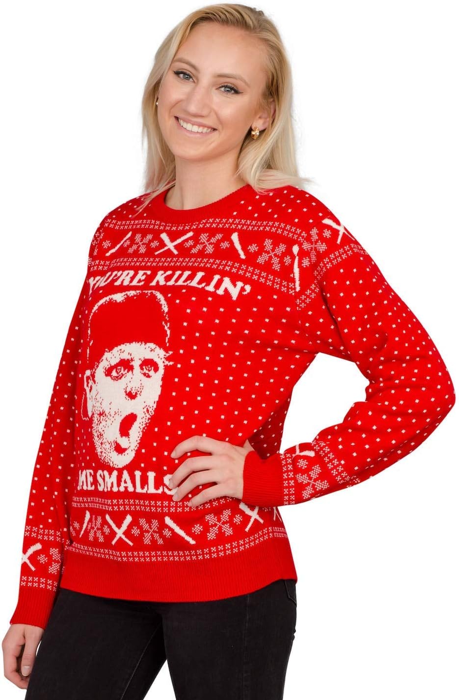 You're Killin' Me Smalls Ugly Christmas Sweater for Men, Women