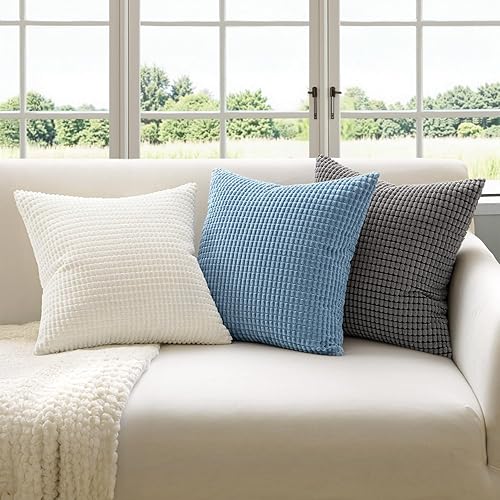 Vista 21 de MIULEE - Fundas de almohada decorativa Funda de cojín suave y sólida para sofá cama Dormitorio.