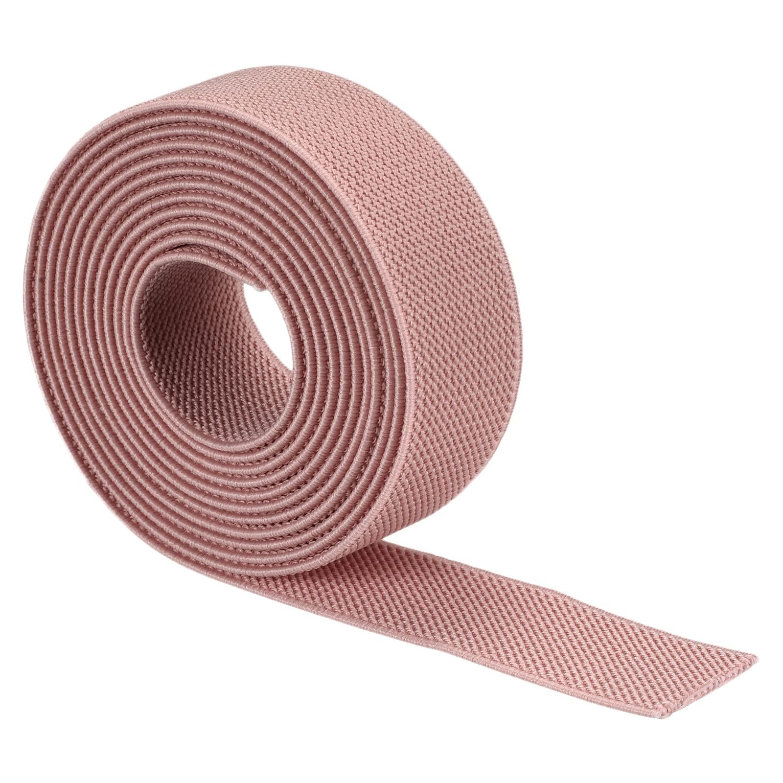 TA-VIGOR 25mm Twill Wide Elastic Band, 1 inch 2 Yard Double-Side Woven Elastic Bands Knit