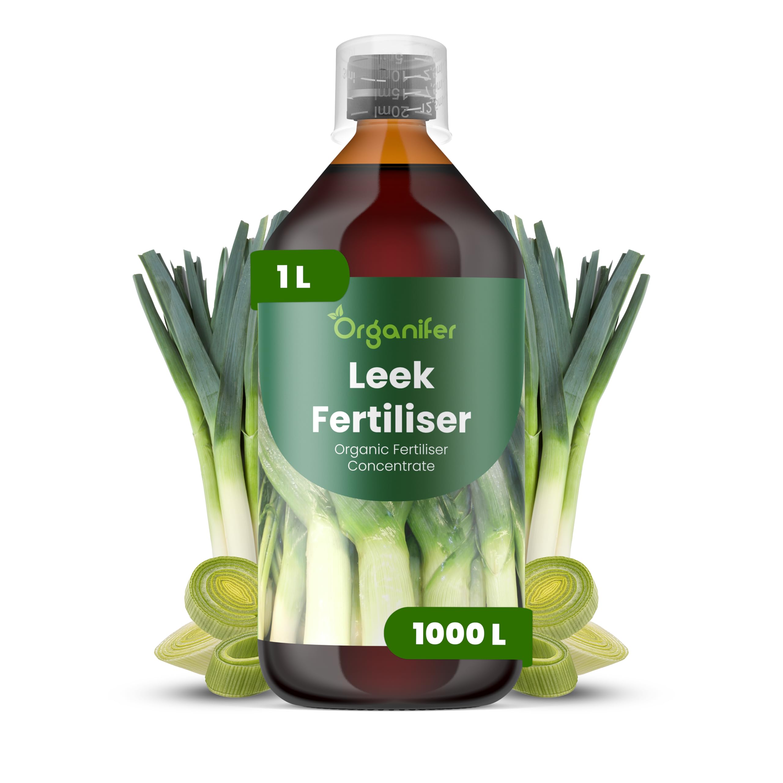 Engrais liquide organique 1L pour Poireau – croissance optimale et feuillage luxuriant – Organifer
