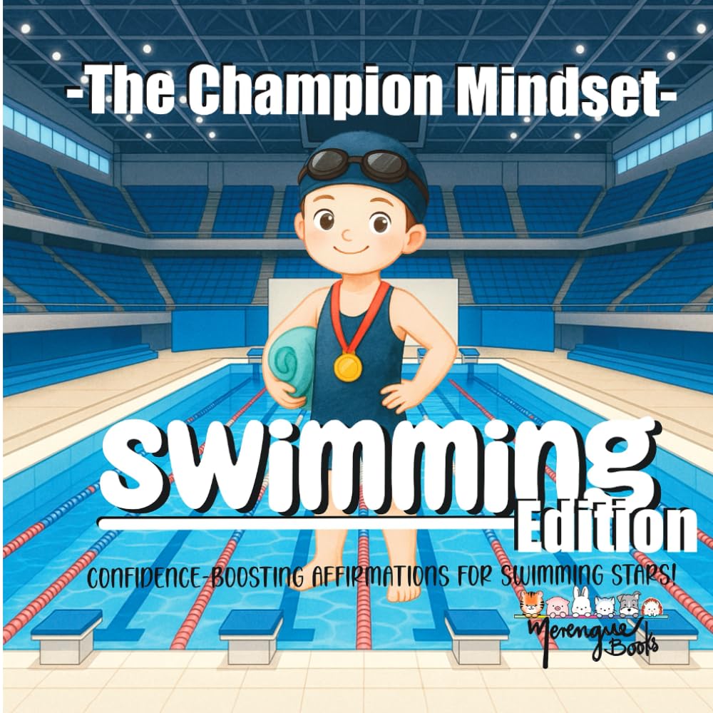 The Champion Mindset - Swimming Edition: Swimming Confidence Book for Kids | Positive Affirmations for Mental Strength, Calm, Focus & Athletic Growth