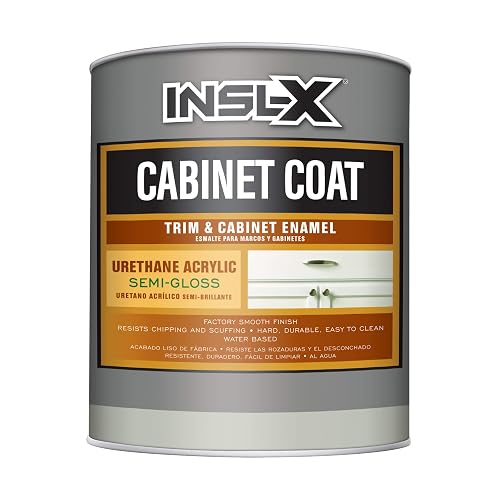INSL-X Cabinet Coat Urethane Acrylic Semi-Gloss 1 Quart White