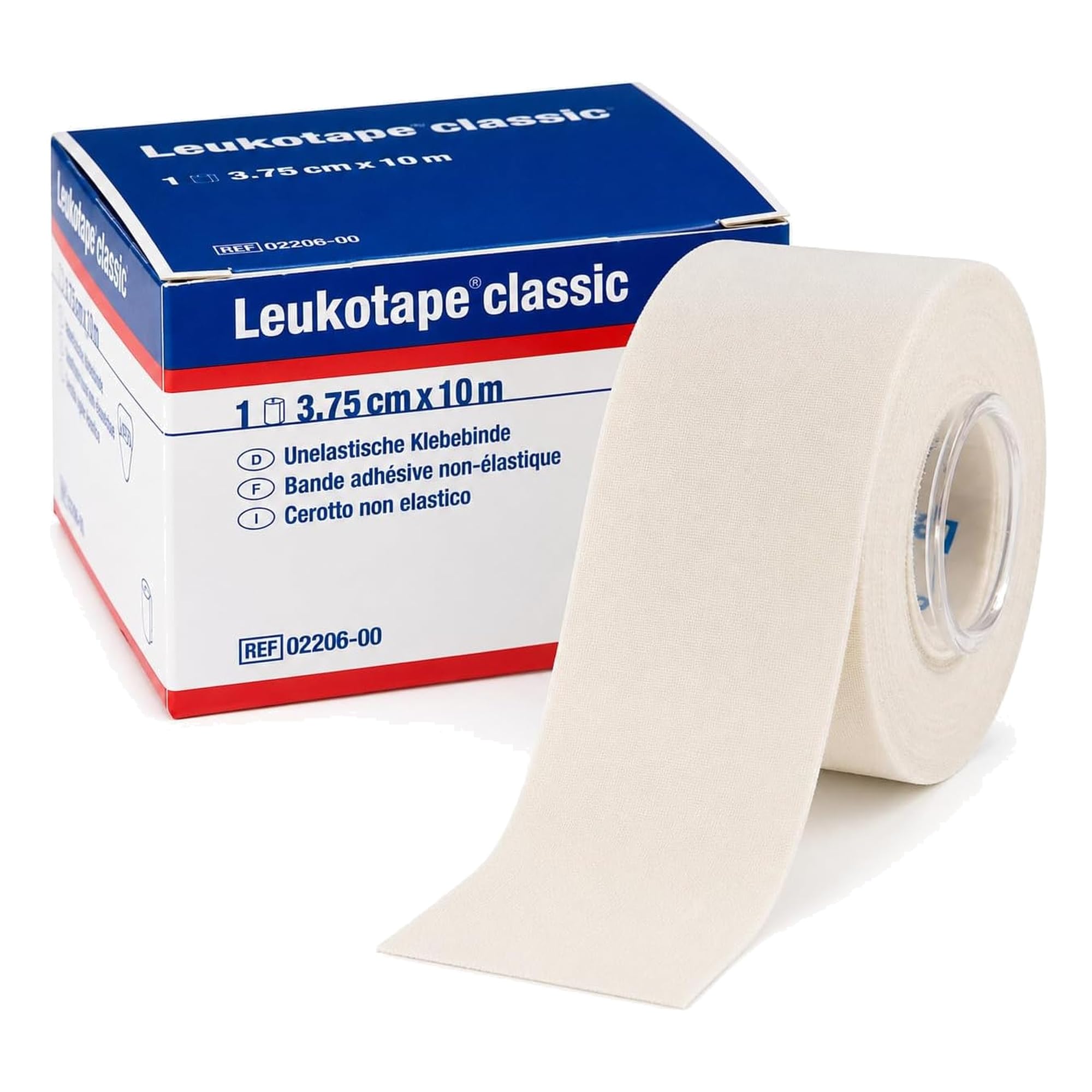 Leukotape Classic Sporttape 3,75cm x 10m weiß Knöchel Knie Sport