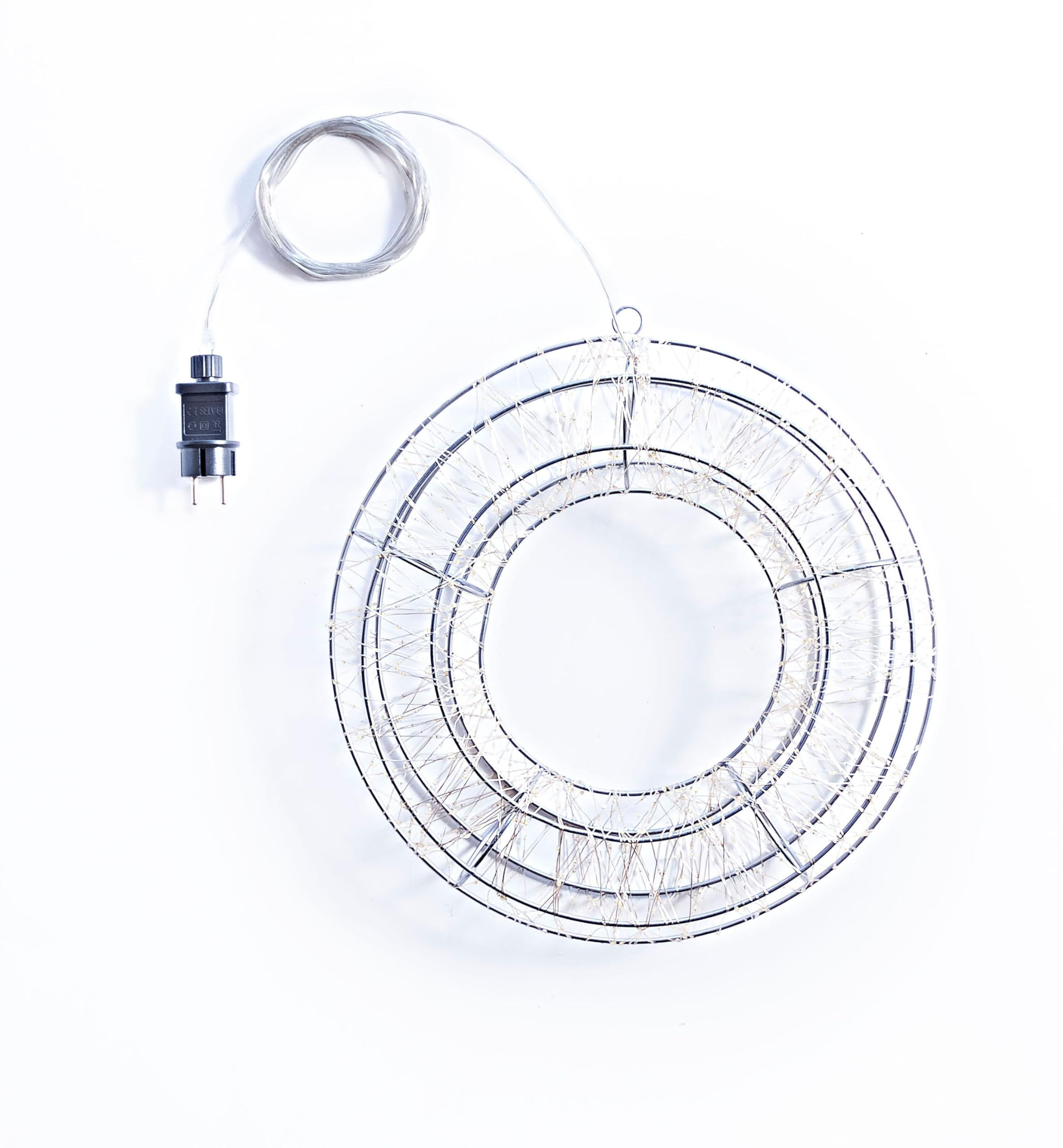 LED Deko Leuchtkranz Mit 960 Warmweißen LEDs – 36 Cm Durchmesser, Timer-Funktion | Für Innen & Außen