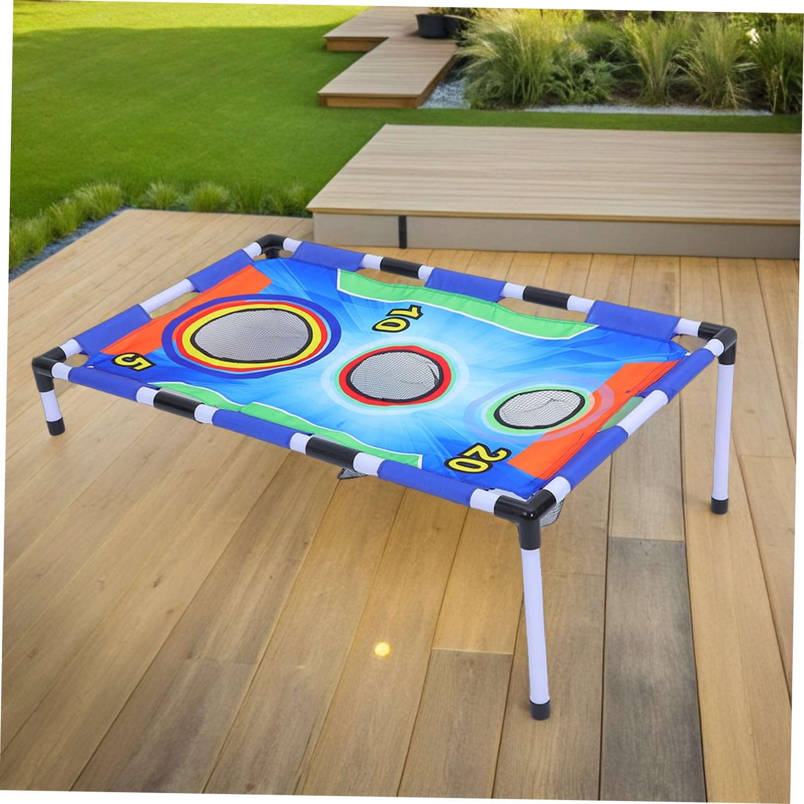 VANZACK Bohnensackwurfspiel Set mit Sandsackbrett Outdoor-wurfspielzeug für Junge Mädchen Familienfeste Parks Strände Gärten