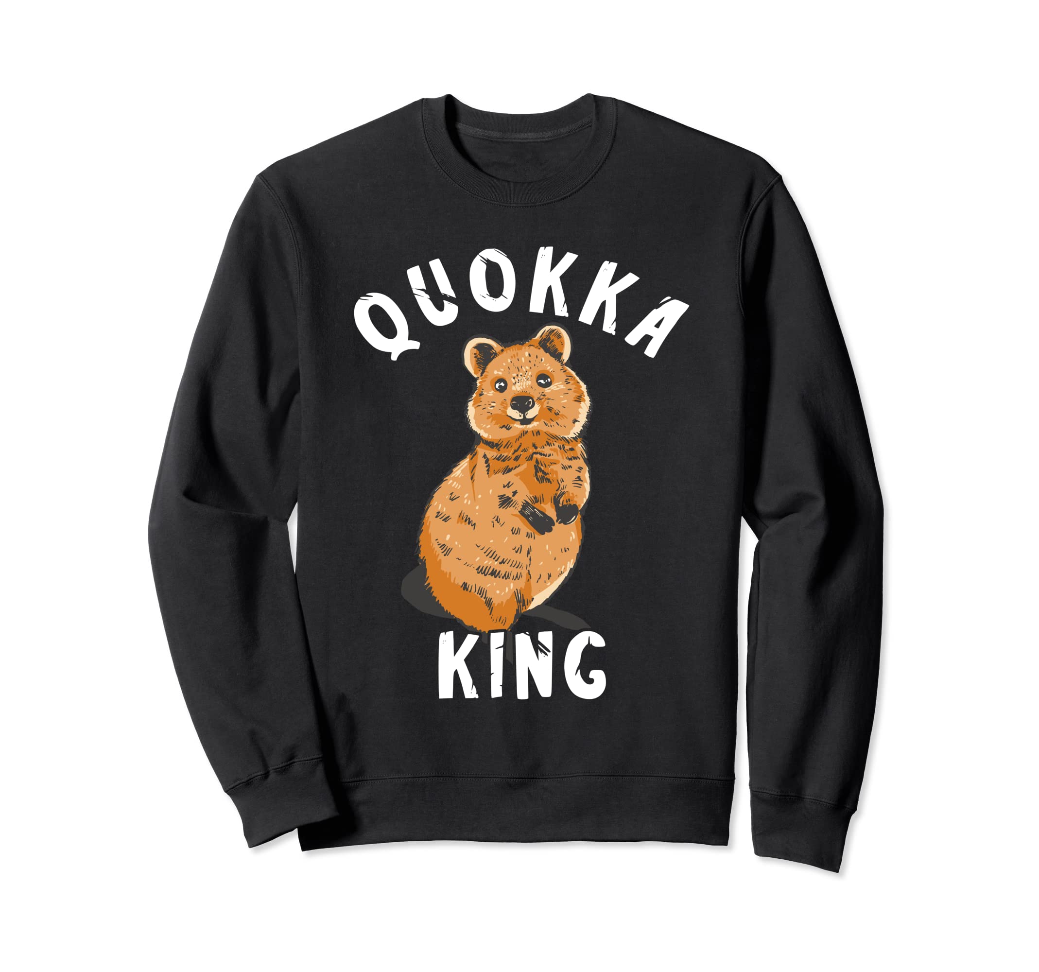 Quokka King Wildlife Aussie Western Australian Quokka Animal Sweatshirt