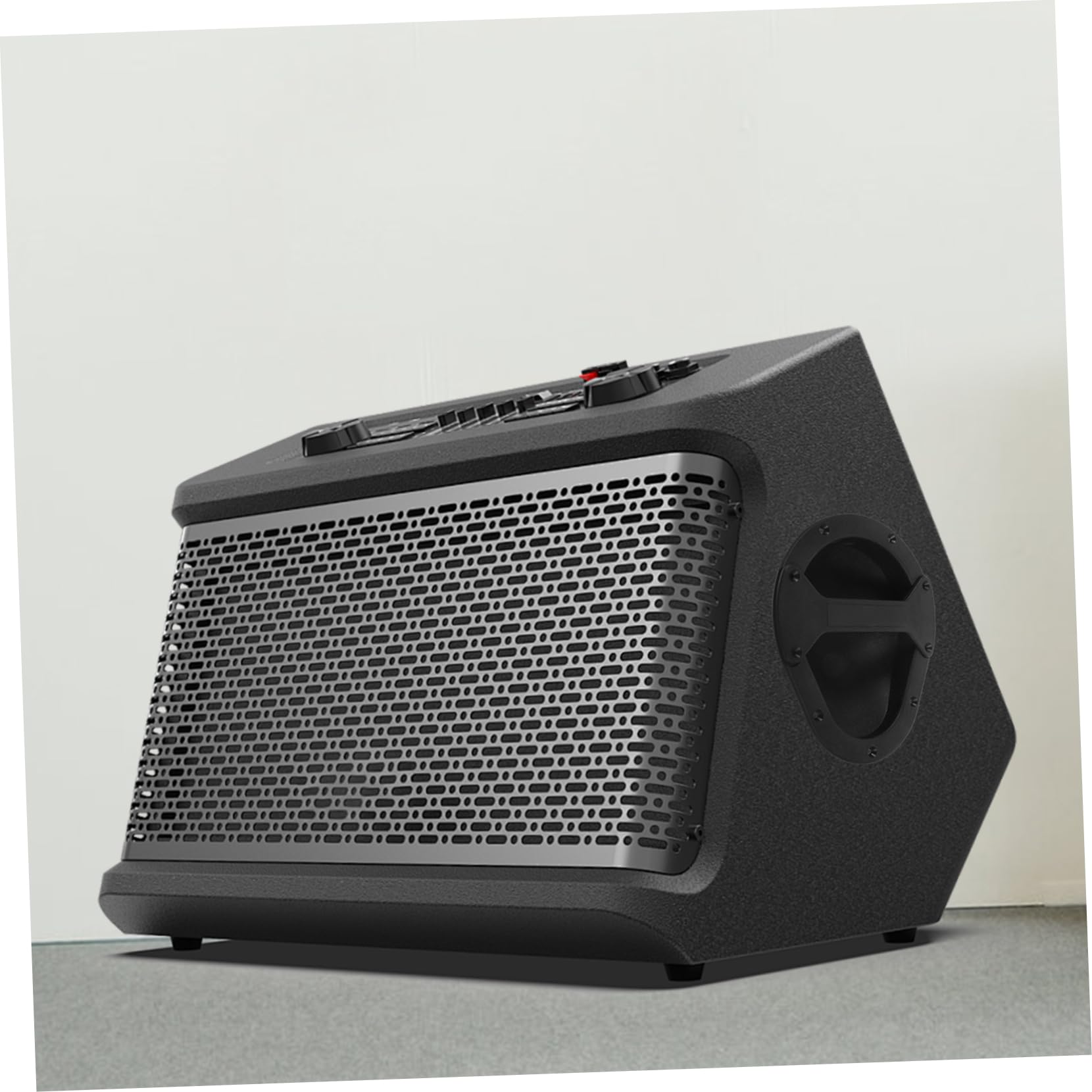 LAPYAPPE Maniglia Incassata per Altoparlanti da Palco, Maniglia di Ricambio per Mobili Audio, Resistente Plastica Rigida, Facile Installazione, per Cabinet Amplificatori Chitarra Nera
