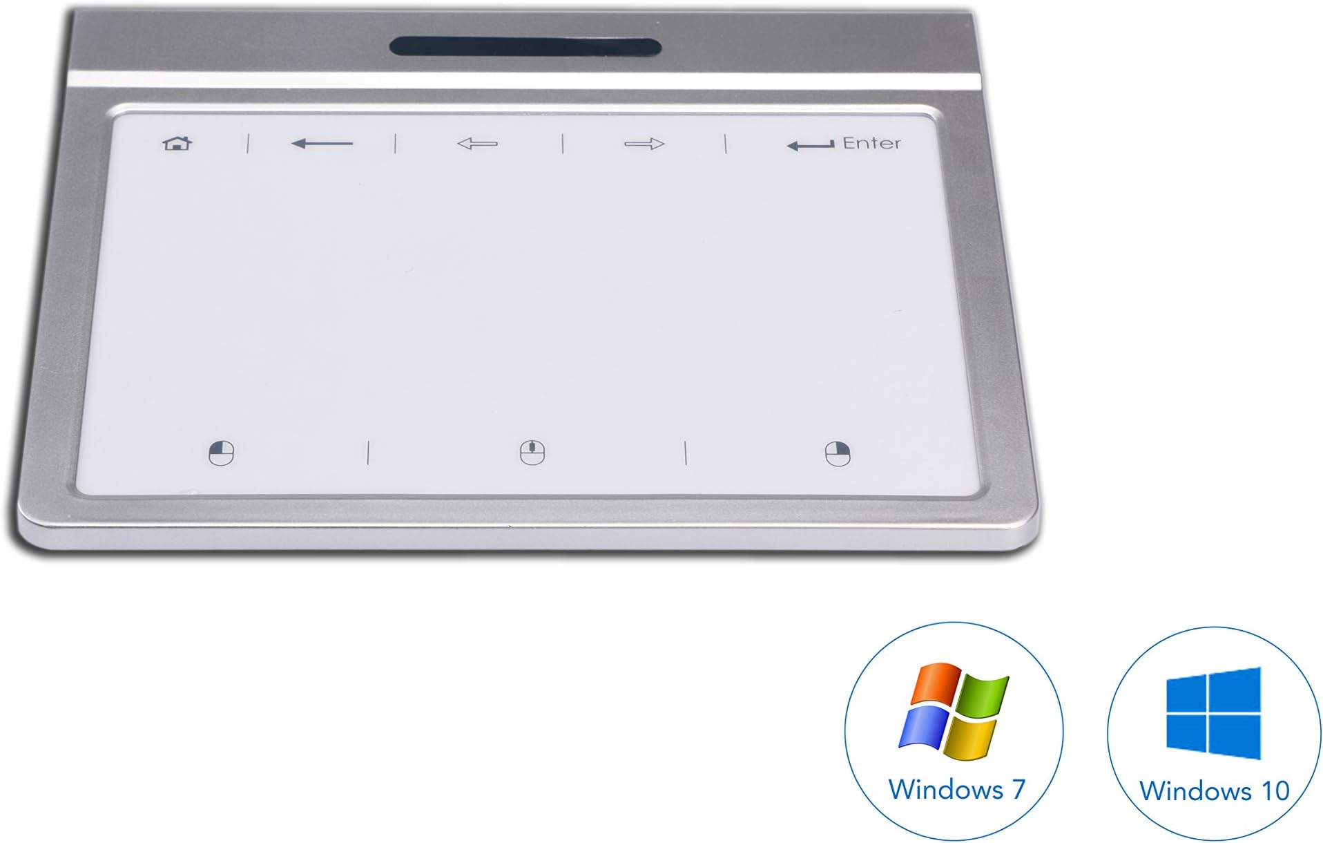 TP01 Mouse Keyboard Touchpad with Multi Touch Control for Windows 7 and 10 on Desktop/Laptop/Notebook Computer, USB Interface (Plug & Play)