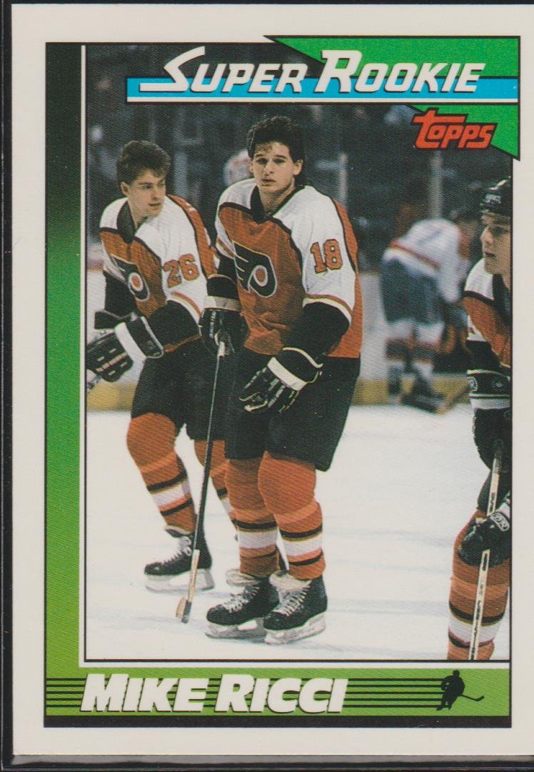 1991 Topps Mike Ricci Flyers Super Rookie Hockey Card #13 at Amazon's  Sports Collectibles Store