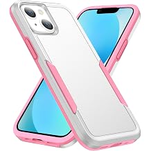 Designed for iPhone 13 Case, Heavy Duty Protection Shockproof Dropproof Dustproof Anti-Scratch Phone Case Cover for iPhone 13 -White
