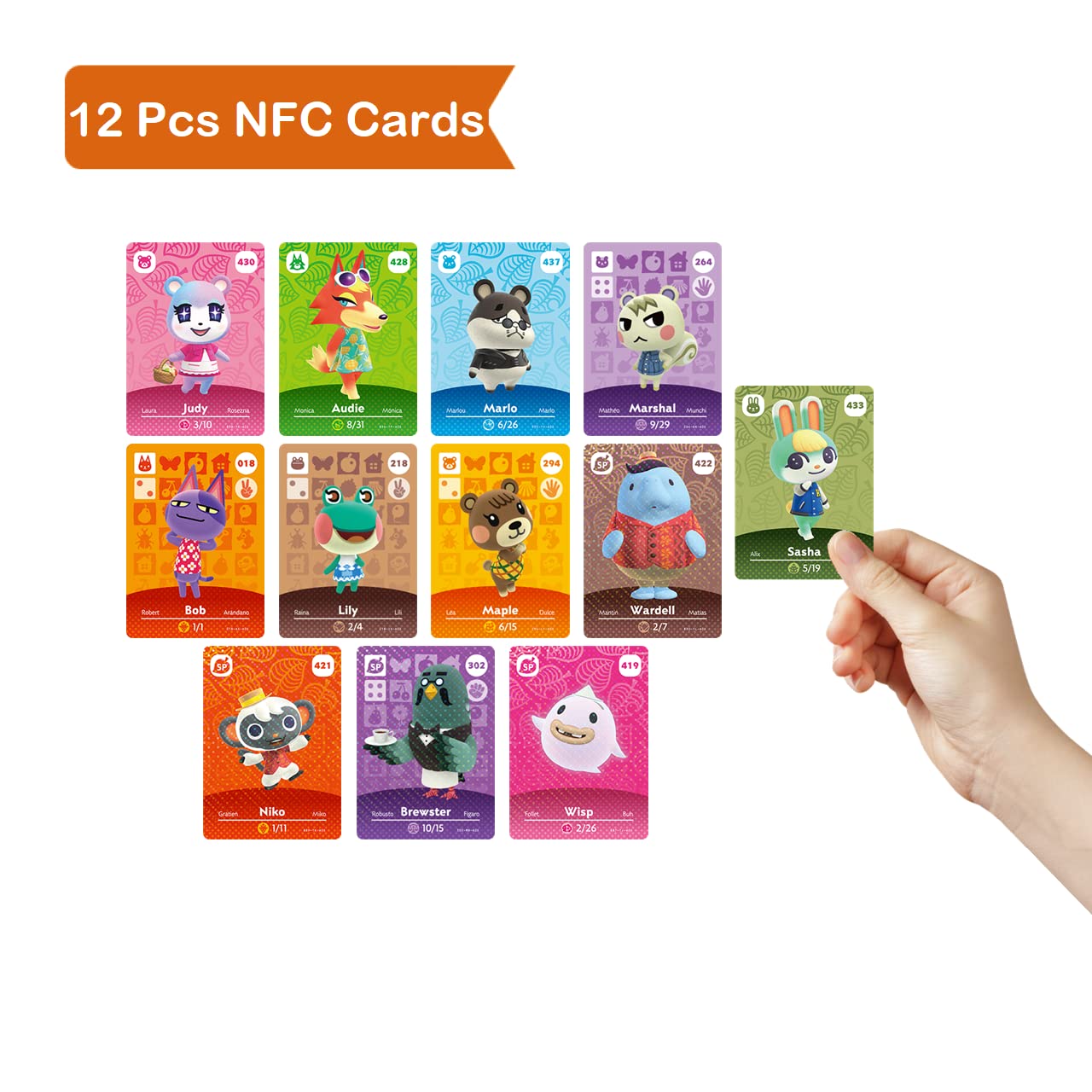 Buy Best 12Pcs NFC Cards for Animal Crossing New Horizons Villager