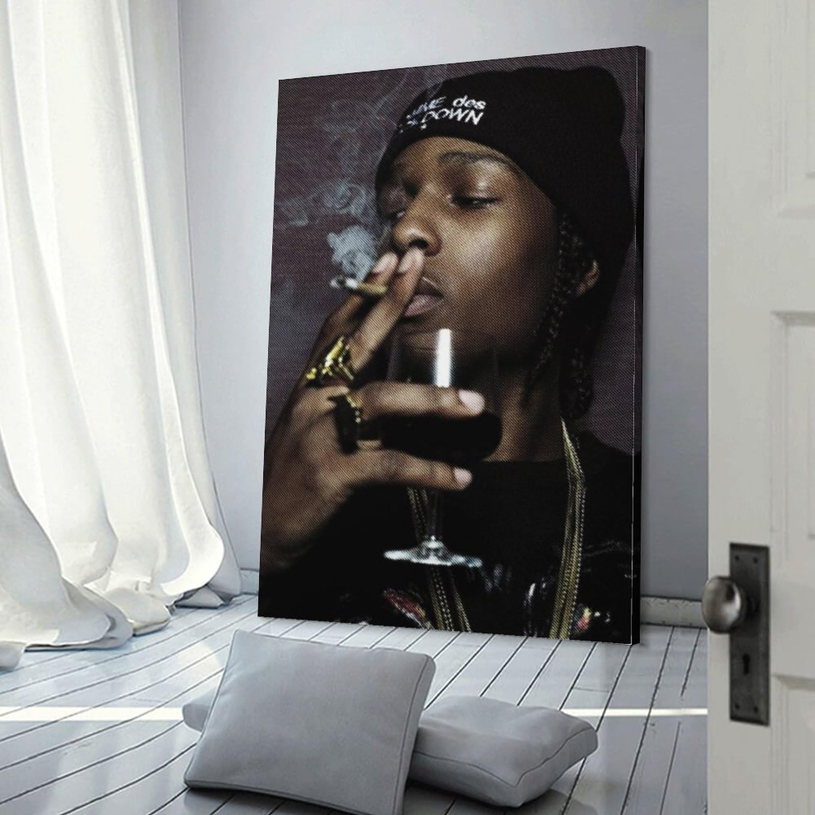 激レア ASAP ROCKY エイサップロッキー UK 大型 アートフレーム Asap