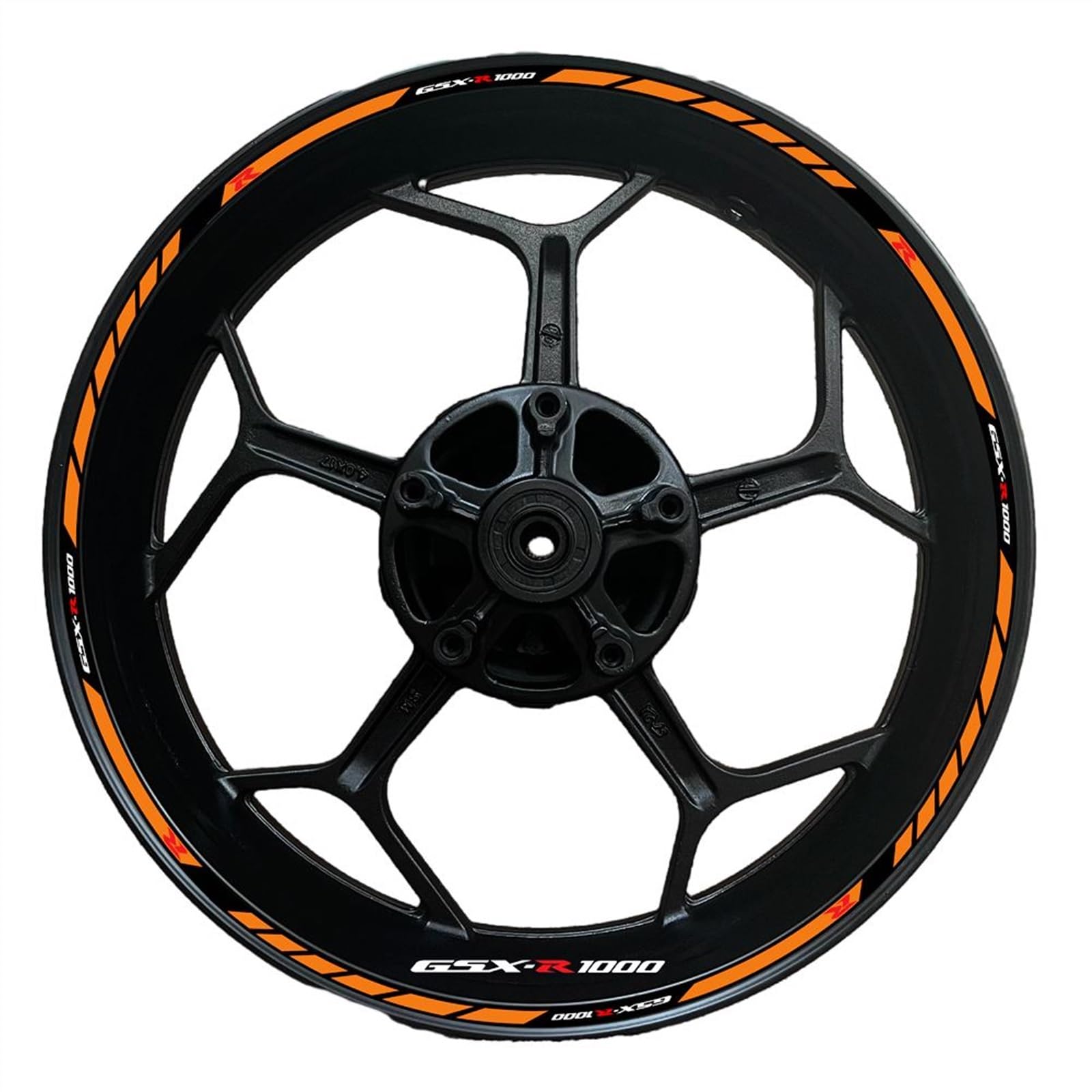 Applique for GSXR1000/R/1000R/S for S&uzuki Motorcycle Rim Decals for Gsx-r 1000 S Wheel Hub for Gsxr1000/R1000 Reflective Stickers(18)