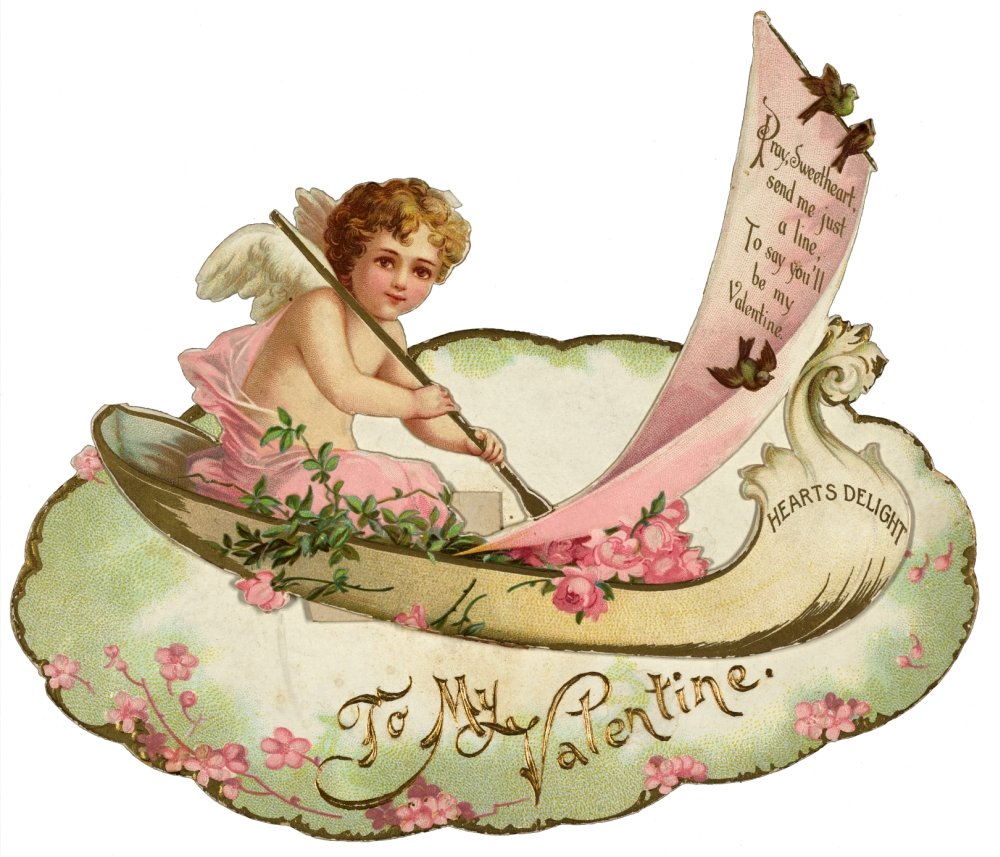 Valentine'S Day, 1890. /Nvalentine'S Day Card, 1890. Poster Print by (24 x 36)