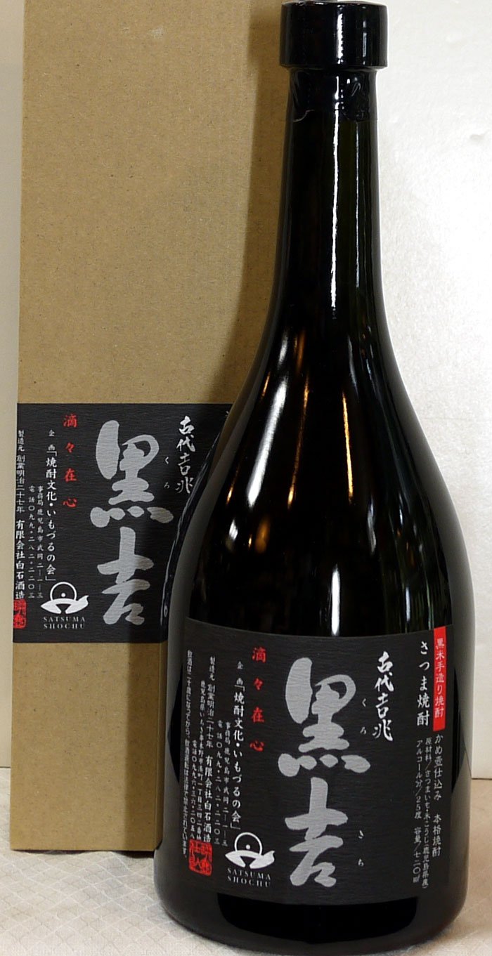 Amazon.co.jp: 吉兆 黒吉 720ml入 : 食品・飲料・お酒