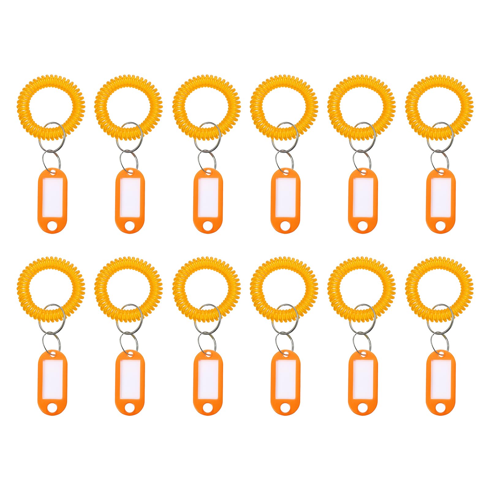 PATIKIL Wrist Coil Keychain with Tag