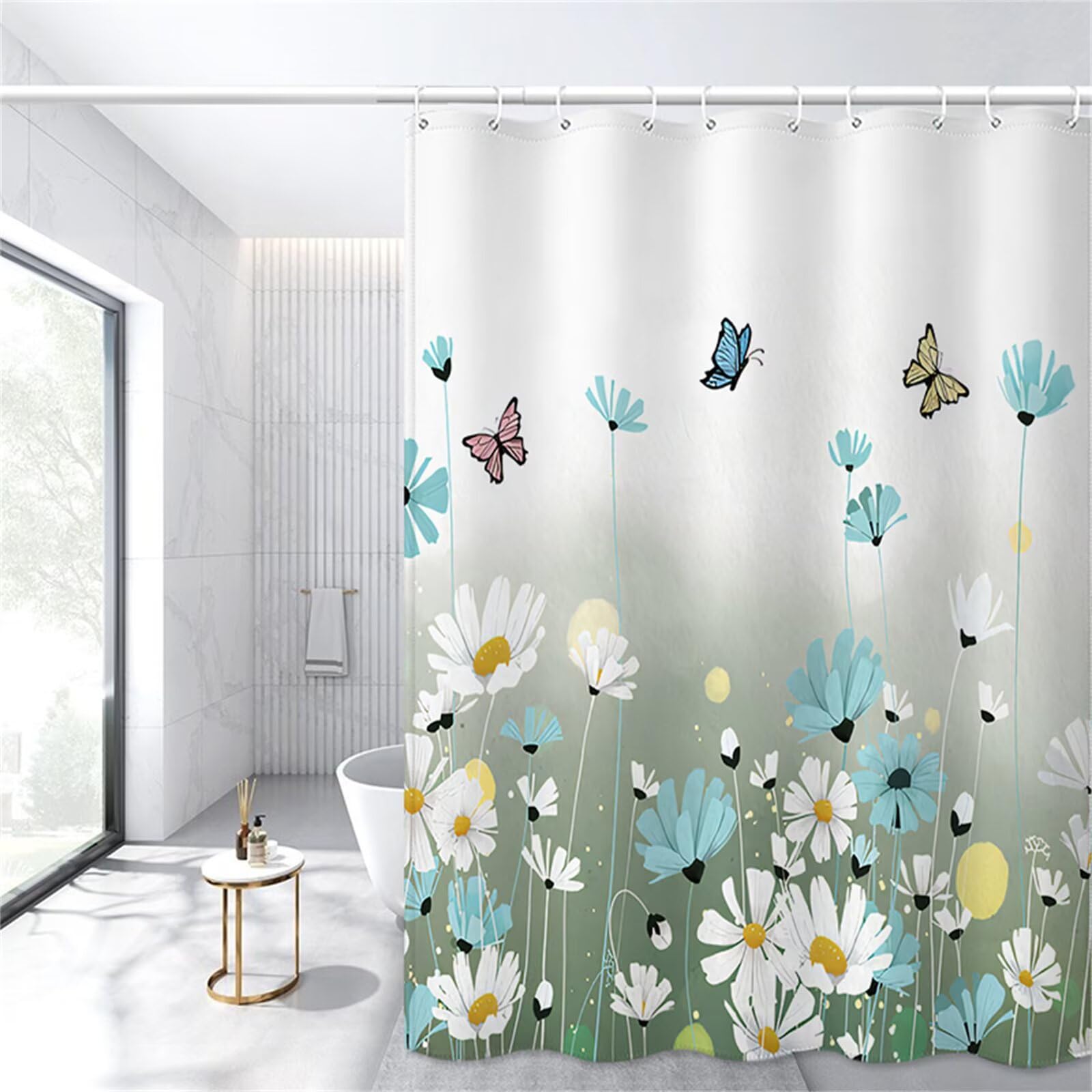 Rideau de douche 90x200 cm pour l'ambiance relaxante d'un hôtel à la maison