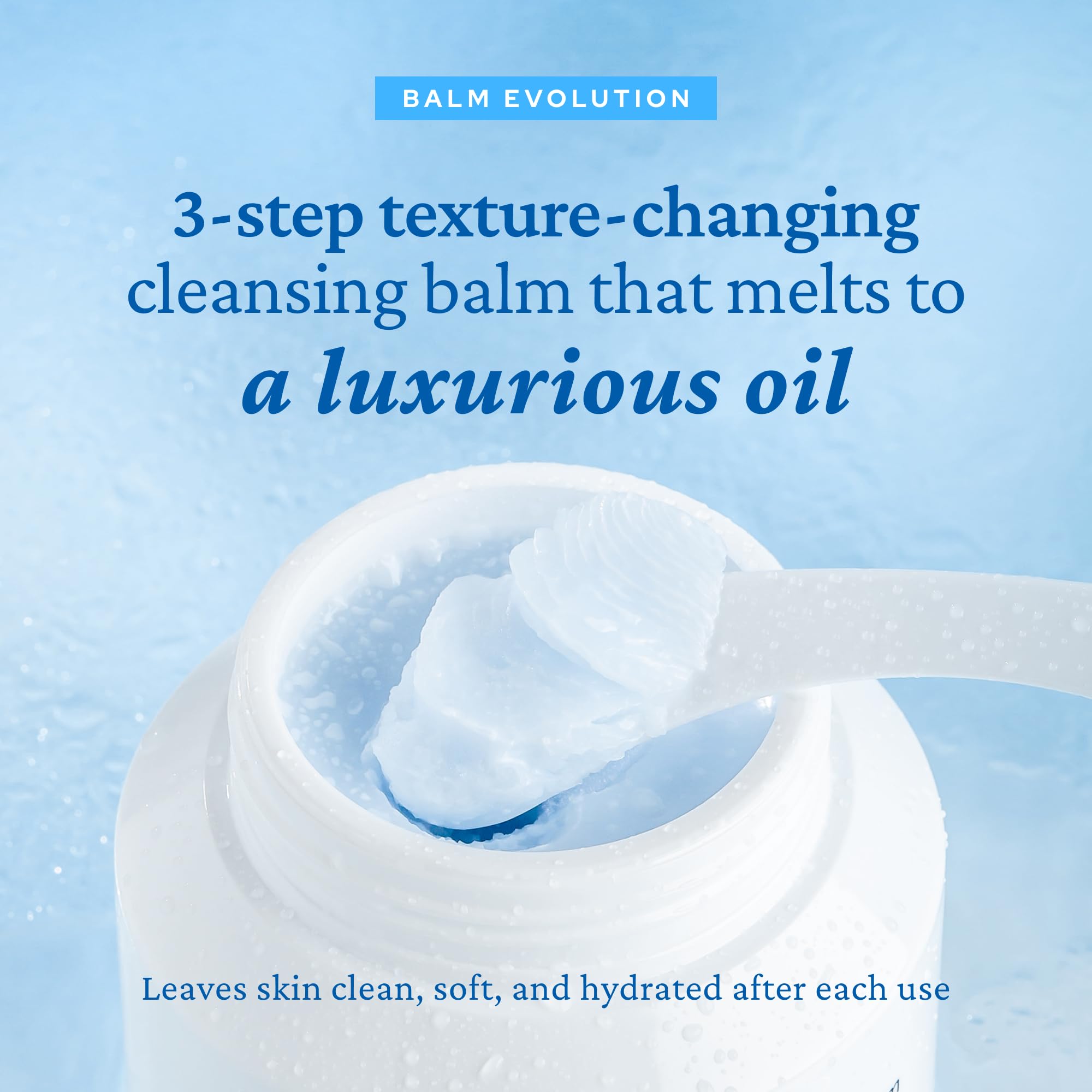 belif Aqua Bomb Makeup Removing Cleansing Balm, Hydrating Cream-to-Oil Cleanser, Deep Cleansing, No Oily Residue - Image 3