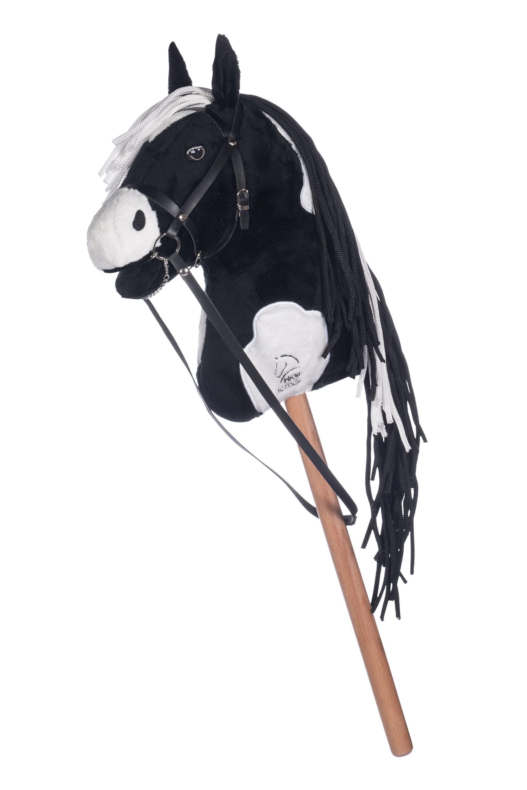 Hobby Horse Pony Toy - HKM Black/White Piebald