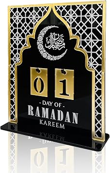 Ramadan Advent Calendar 30 Days Eid Mubarak DIY Countdown Calendar Ramadan Centerpieces Decoration Parties Islam Muslim Table Decor for Ramadan Party