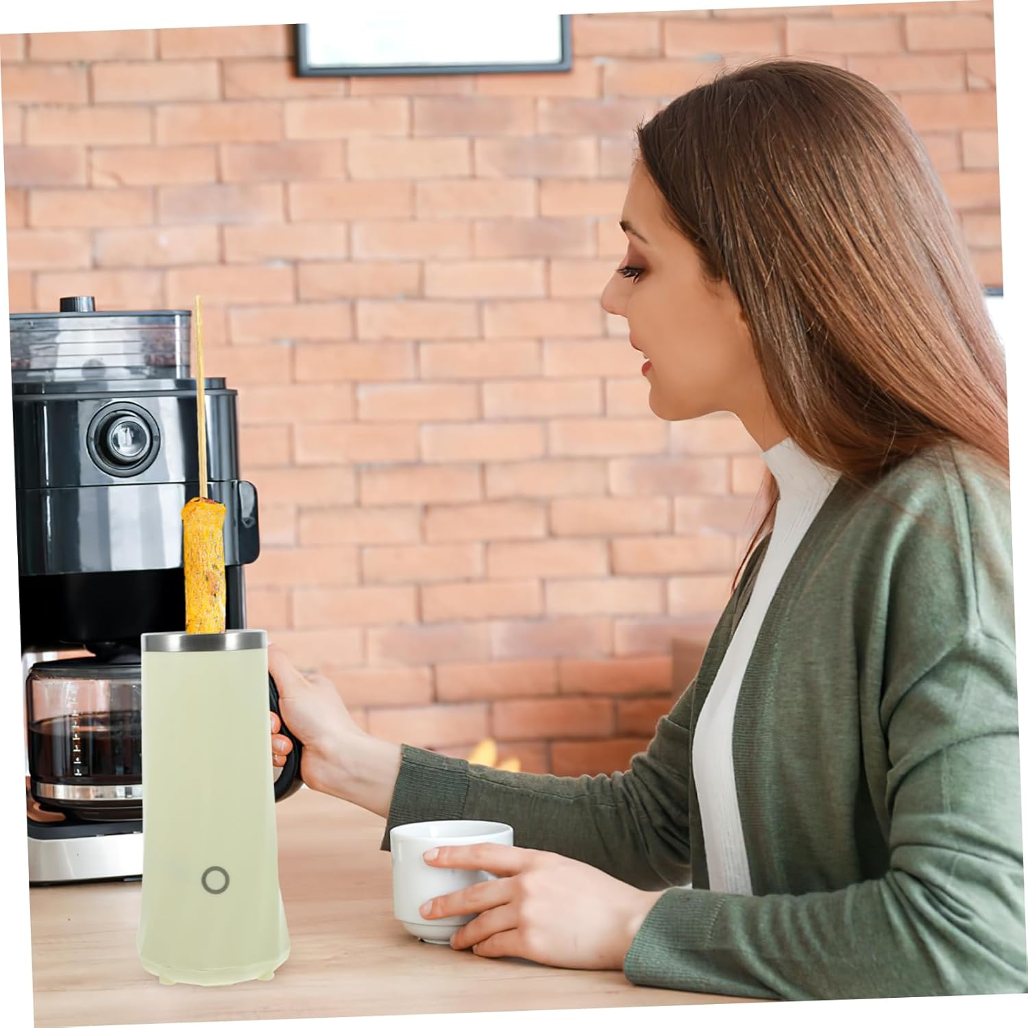 Mini Egg Maker Machine Electric Roll Cooker Automatic Egg Roll Maker for Breakfast Nonstick