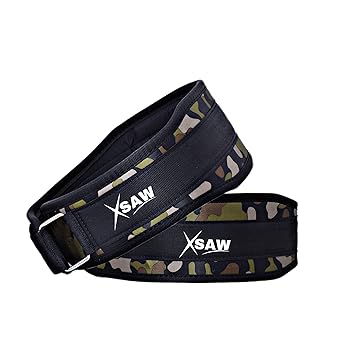 XSAW 4’’ Inch EVA Weightlifting Belt Back Support Power Training Belt Workout Exercise Power-Lifting Squat Gym Belt for Men and Women (M)
