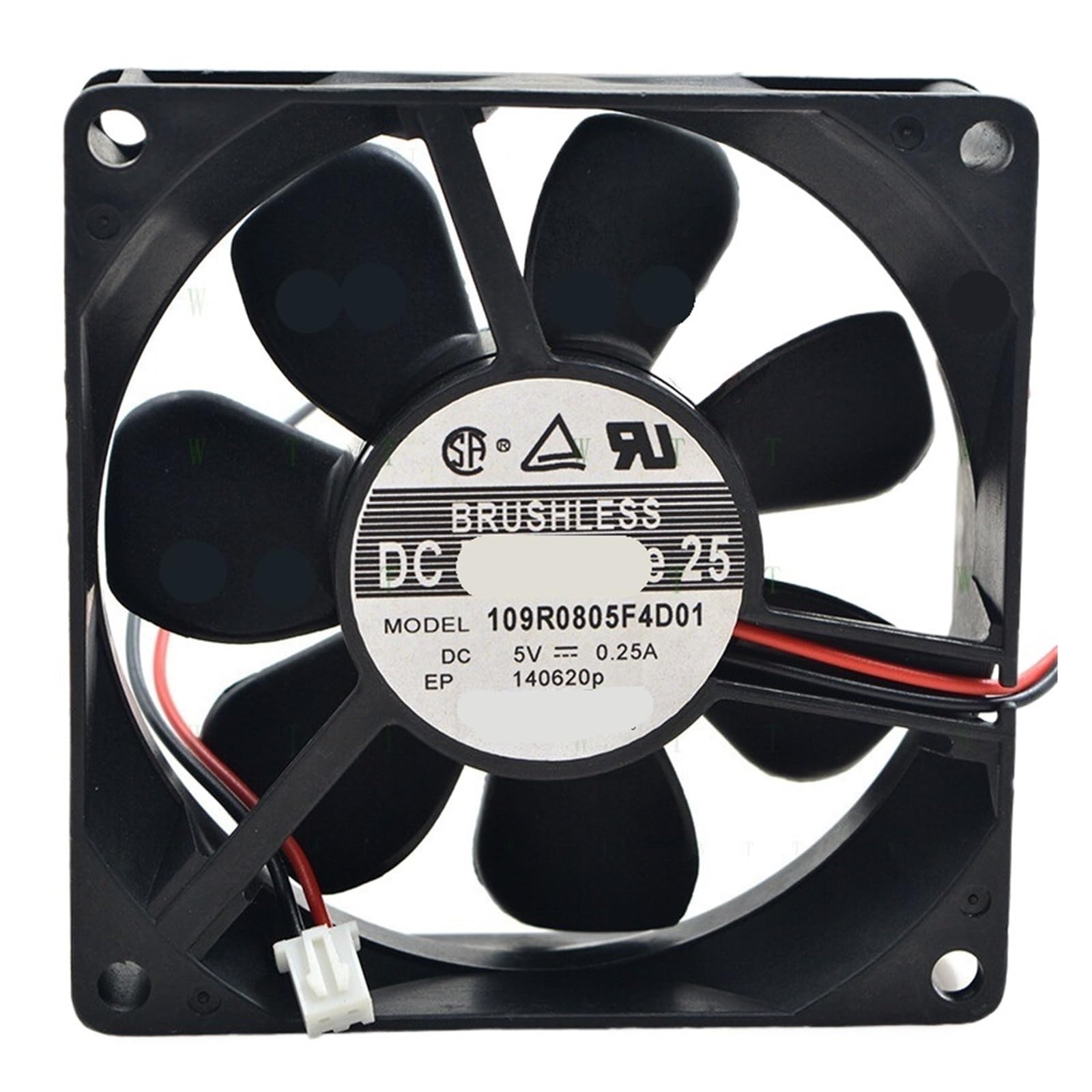 PEQYUACTE 8025 5V 0.25A 109R0805F4D01 8CM 3-Wire Cooling Fan
