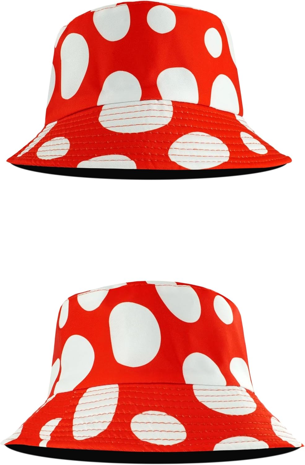 Mushroom Costume Set Adult Spotted Mushroom Hat Vest Funny halloween party Cosplay Outfits