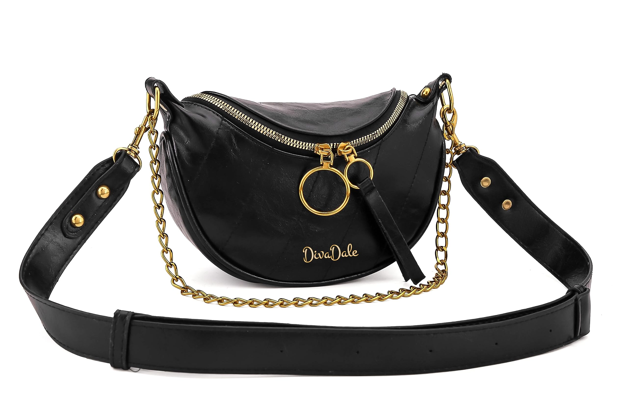Diva Dale Fashionable Travel Lightweight Chest Cross-Body Sling Bag For Women (Black) (B0CCSN7B6W) Amazon Price History, Amazon Price Tracker
