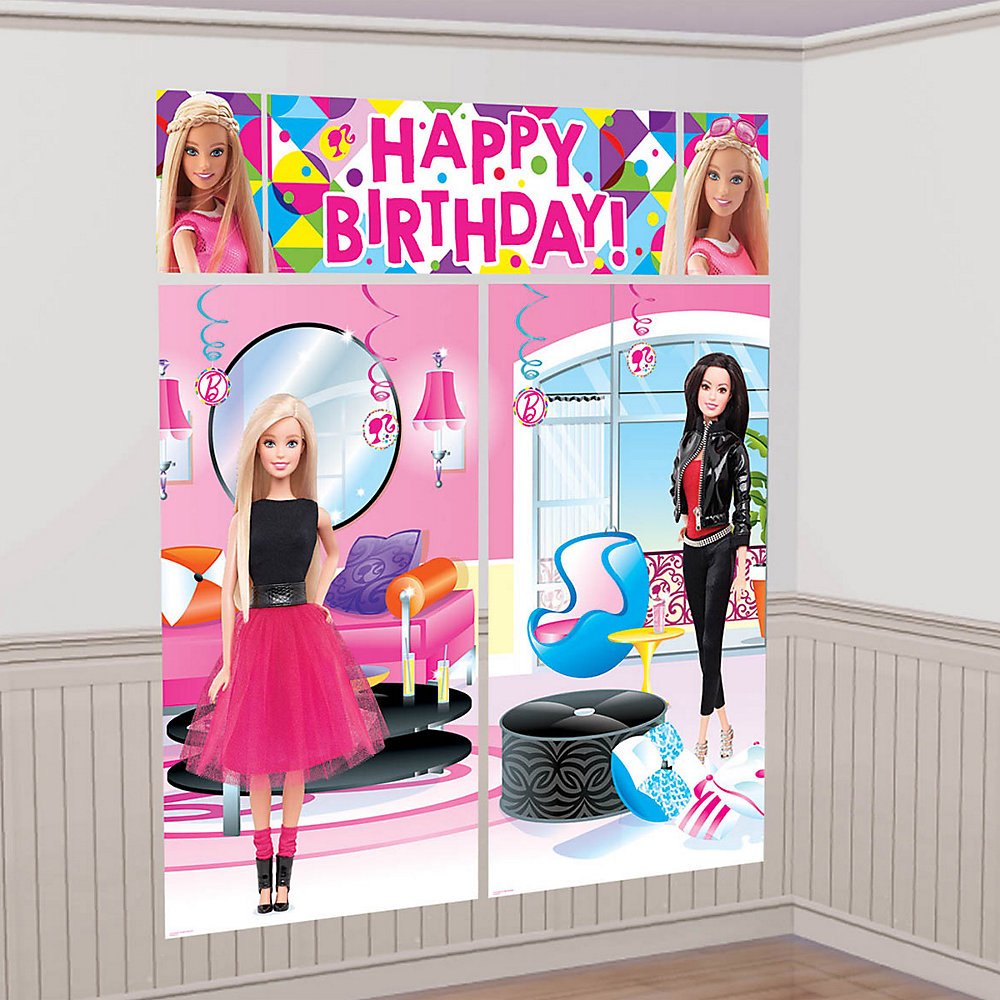 Scene Setters® Wall Decorating Kit | Barbie Sparkle Collection | Birthday