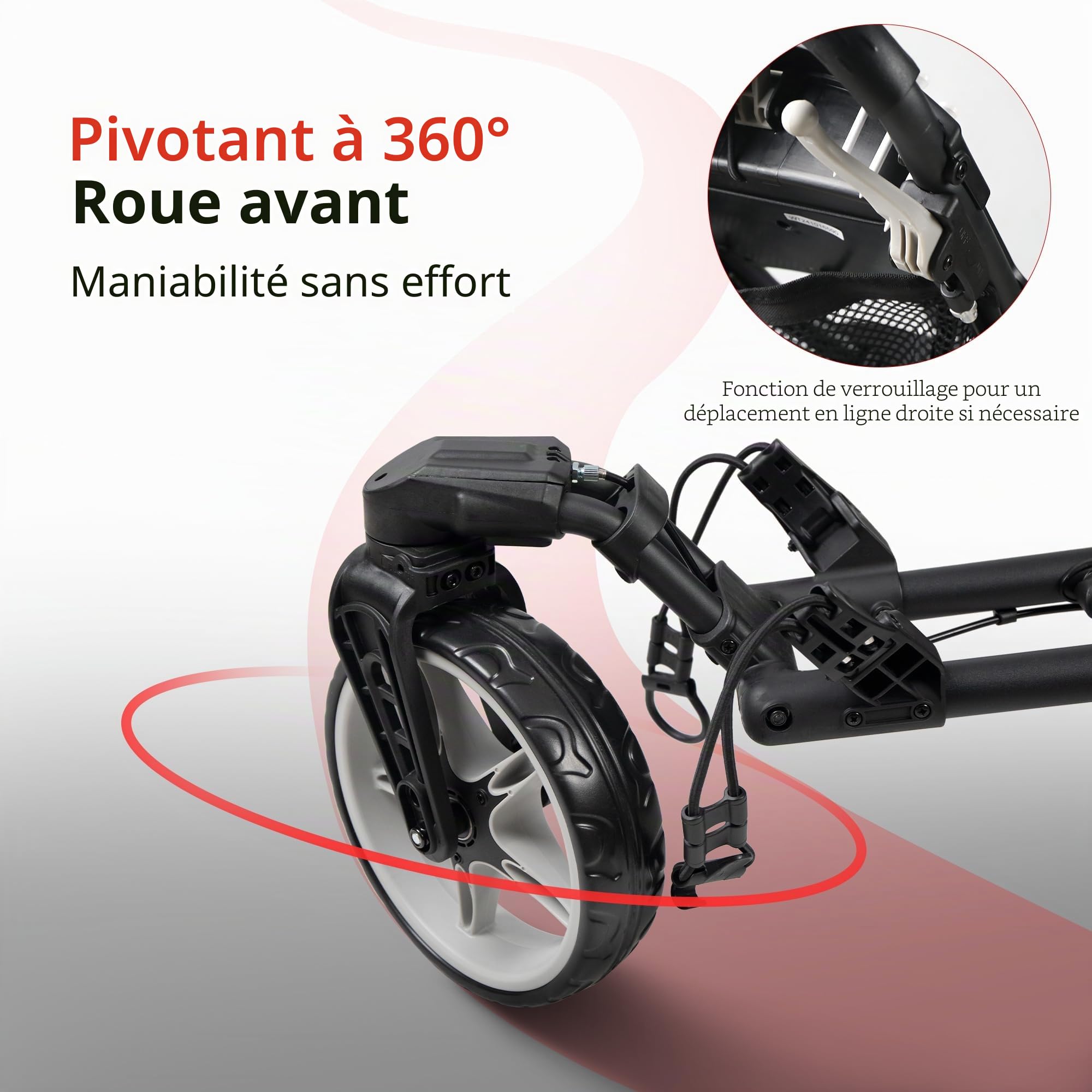 CaddyLite 15.3 Chariot de golf à quatre volets