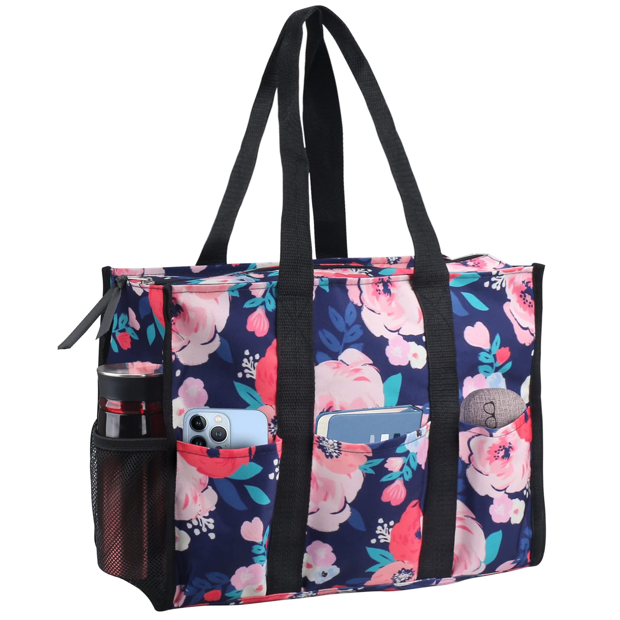 Nurse Bags for Work Nursing Bag Multiple Pockets Waterproof Organizing Zip Top Clinical Bag for Nursing Students Home Health