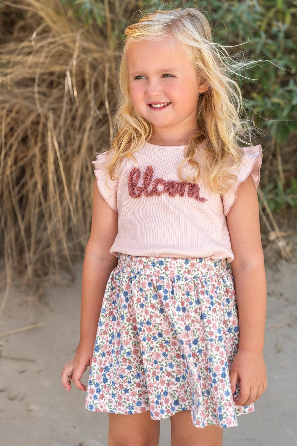 Little Dutch Baby Tank Top - für Mädchen - mit Rüschen - Fairy Garden - Fairy Pink - rosa (Gr. 80)