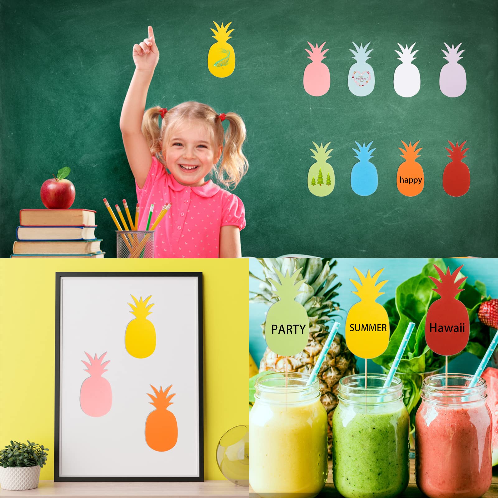 45 Stück Obst-Ausschnitt-Papier – 10,2 X 15,2 Cm, Niedliche Frucht-Motive Für Pinnwand, Klassenzimmer & Partydeko