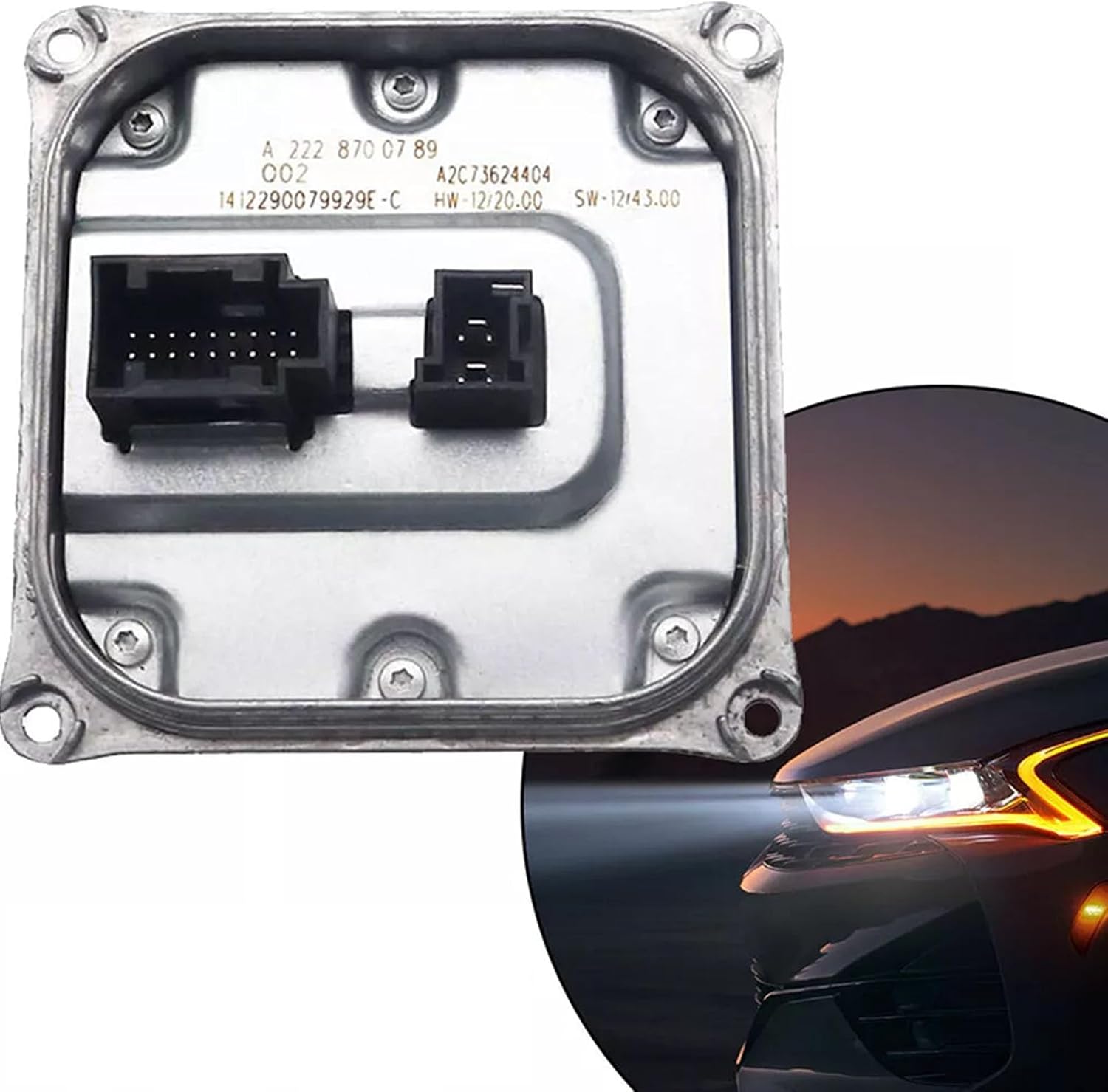 Headlight Ballast Regulator Module 2228700589 2228700689 for W166 W212 W222 W217 Headlamp Ballast Control Module Unit