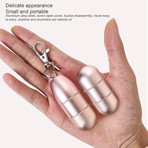 Miniatura 6 de Sonew Rodillo volcánico volcánico absorbente de aceite, mini piedra volcánica reutilizable 2 en 1, barra absorbente de aceite, para el cuidado de la