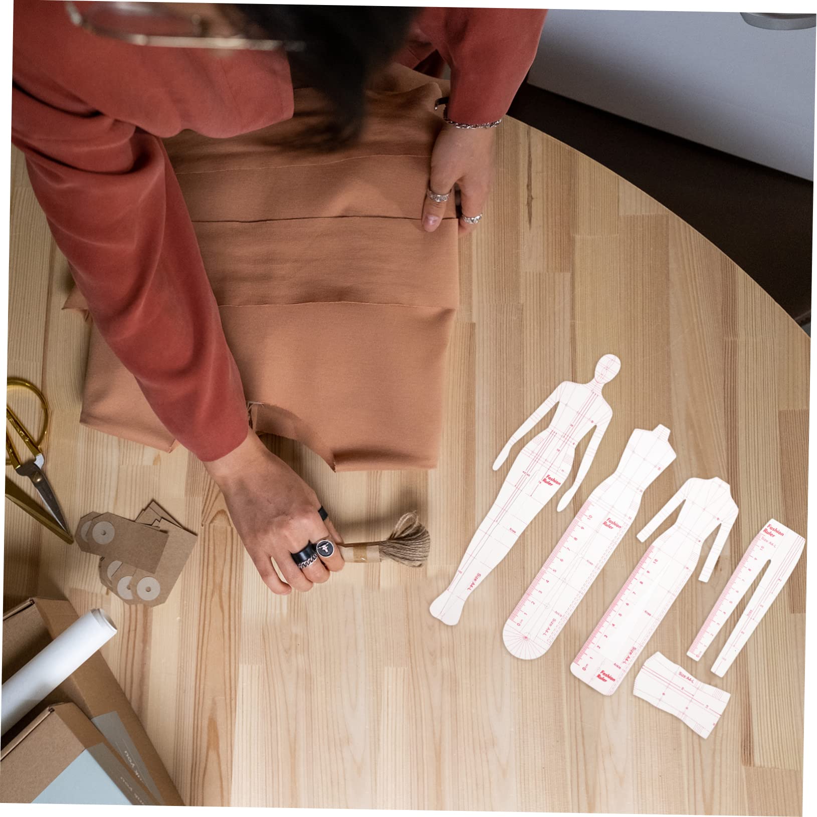 NUOBESTY 3sätze Frauen Kurvenmessschablonen Französisches Lineal Für Bekleidungsdesign Und Schnittmuster Geeignet Für Näherinnen Und Anfänger Präzise Und Leicht Zu Handhaben