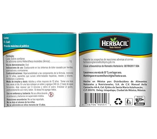 Miniatura 2 de Midway Importing Herbacil - Bolsas de té de árnica, 0.88 onzas
