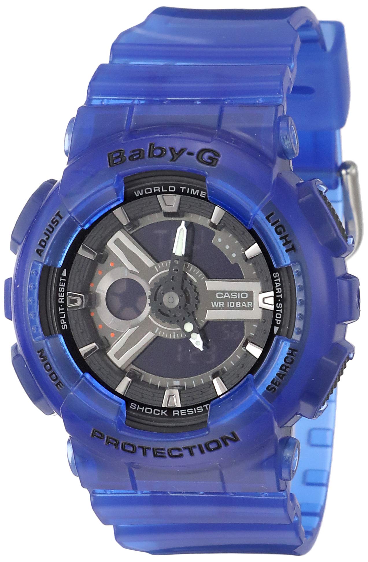 Casio Women Resin Baby-G AnalogDigital Grey Dial Watch-Ba-110Cr-2Adr (Bx103), Band Color-Blue (B07B4N5G7Z) Amazon Price History, Amazon Price Tracker
