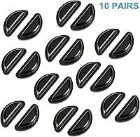 Vista 7 de Almohadillas nasales para gafas, cómodas almohadillas nasales de silicona suave para gafas, con parte trasera adhesiva, cámara de aire elevada