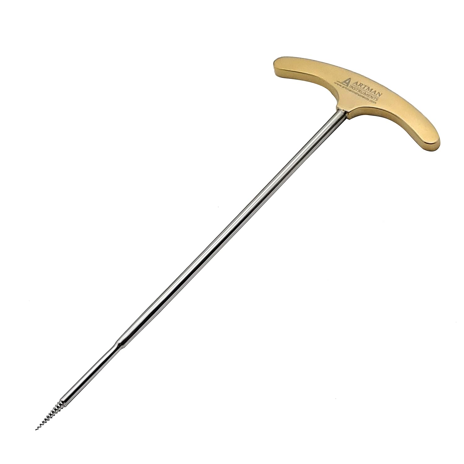 Bundle of Dental Root Extraction Screw Elevator Ergonomic Handle and Dental Straight Extraction Elevators Root Tip Elevator Gouge Elevator 3mm 4mm 5mm Set of 3