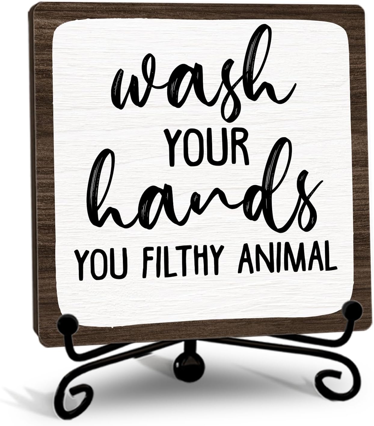 Wash Your Hands Sign Bathroom Decor