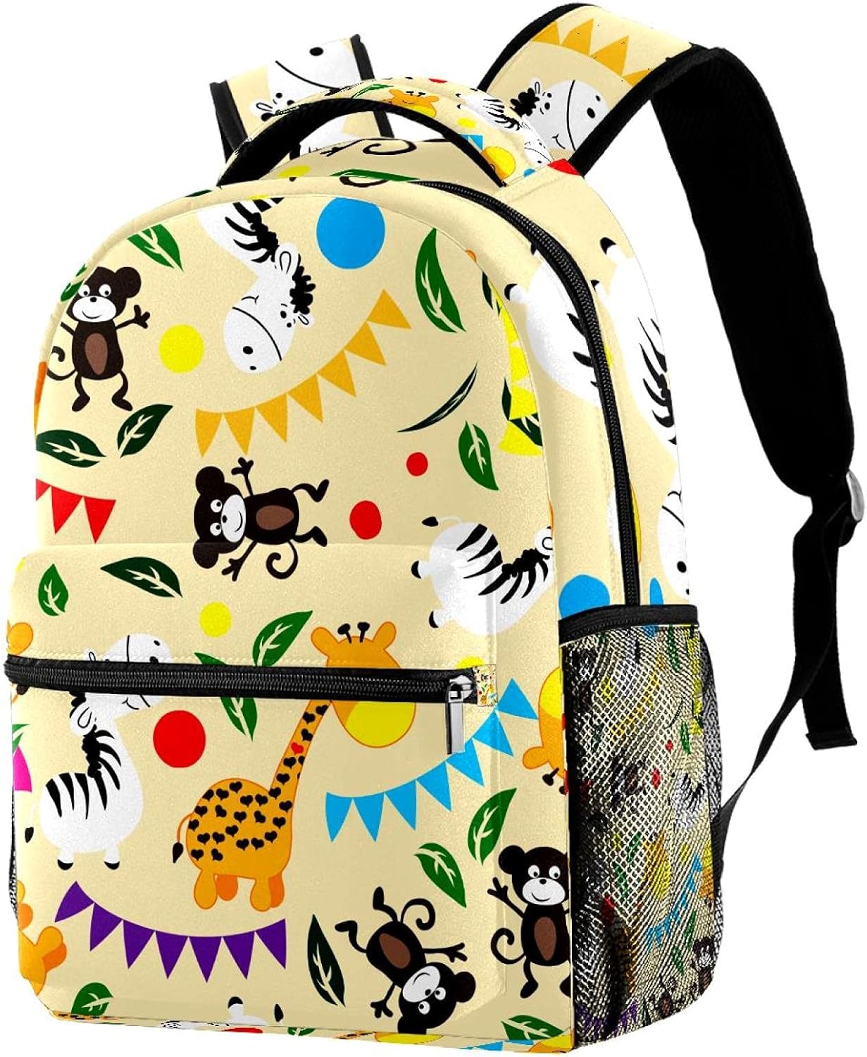 Mexpekil Schulrucksack Mit Schildkröte - 24L Kinder Rucksack Bunt