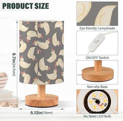 Miniatura 3 de Bedside Table Lamp Indoor Table Lamp Minimalist Yellow Ducks Cute Table Lamps for Girls Farmhouse Bedroom