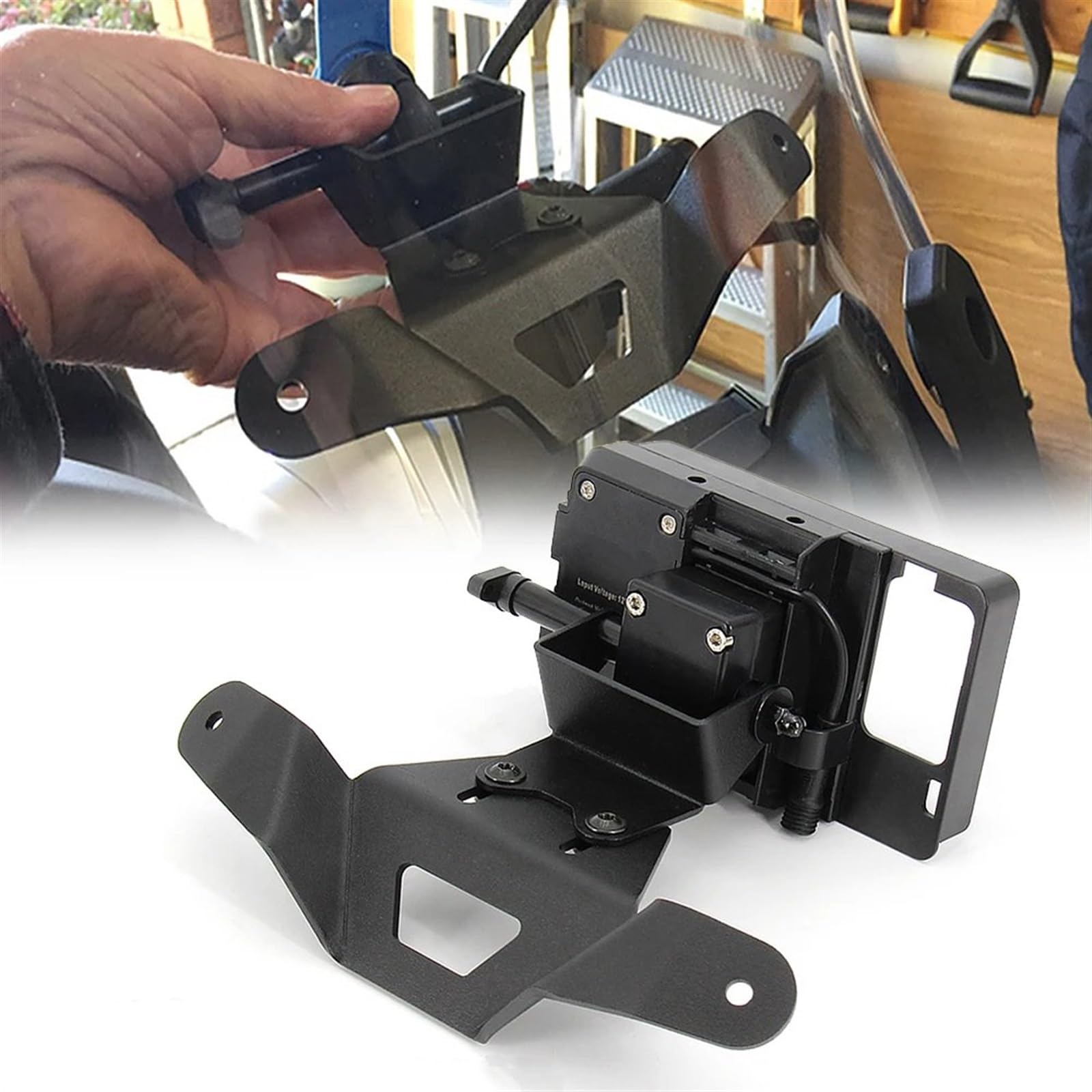 Supporto Telefono Moto Per BMW C400GT C400 GT C 400GT Supporto Per Smartphone Moto Presa Di Ricarica UBS Staffa Di Navigazione Per Telefono Cellulare Portacellulare Moto Manubrio(B)